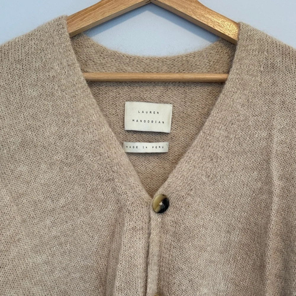 Lauren Manoogian Alpaca V-Neck Sweater - Picture 2 of 8